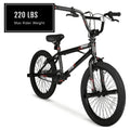 20" Hyper Bicycles Boy'S Spinner BMX Bike for Kids, Black, Age Group 8 to 13, Child, Tween