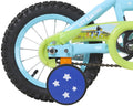 Bluey 12 - Inch Kids BMX Bike with Training Wheels, Plush Bag, Steel Frame, Coaster Brake, Ages 3 - 5