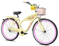 26" Margaritaville Women'S 3 - Speed Cruiser Bike, Yellow