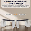 60-Inch Contemporary Executive Desk - Wooden Home Office & Fluted Computer Desk
