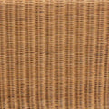 Reiko Handcrafted Natural Rattan Bench with Scalloped Design - Boho Farmhouse Seating for Entryway, Bedroom, or Living Room