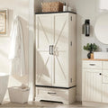 72-Inch Tall Farmhouse Kitchen Pantry Cabinet - Stylish Storage Cupboard