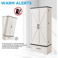 72-Inch Tall Farmhouse Kitchen Pantry Cabinet - Stylish Storage Cupboard