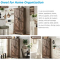 72-Inch Tall Farmhouse Kitchen Pantry Cabinet - Stylish Storage Cupboard