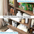 72-Inch Tall Farmhouse Kitchen Pantry Cabinet - Stylish Storage Cupboard