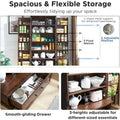 72-Inch Tall Farmhouse Kitchen Pantry Cabinet - Stylish Storage Cupboard