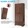 72-Inch Tall Farmhouse Kitchen Pantry Cabinet - Stylish Storage Cupboard