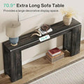70.9-Inch Console Sofa Table for Living Room, Entryway, and Hallway