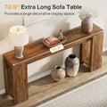 70.9-Inch Console Sofa Table for Living Room, Entryway, and Hallway