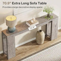 70.9-Inch Console Sofa Table for Living Room, Entryway, and Hallway