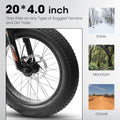 20 in Mountain Bike for 7 - 15 Years Old, 7 Speed Kids Bike with High Carbon Steel Frame, Fat Tire and Dual Disc Brake, Front Suspension Mountain Bicycle Gift for Boys Girls, Grey - Orange