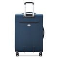 DELSEY PARIS Sky Max 2.0, 2 Piece Softside Luggage Set Includes 24" Checked Luggage and a Carry - on Duffel Bag, Blue