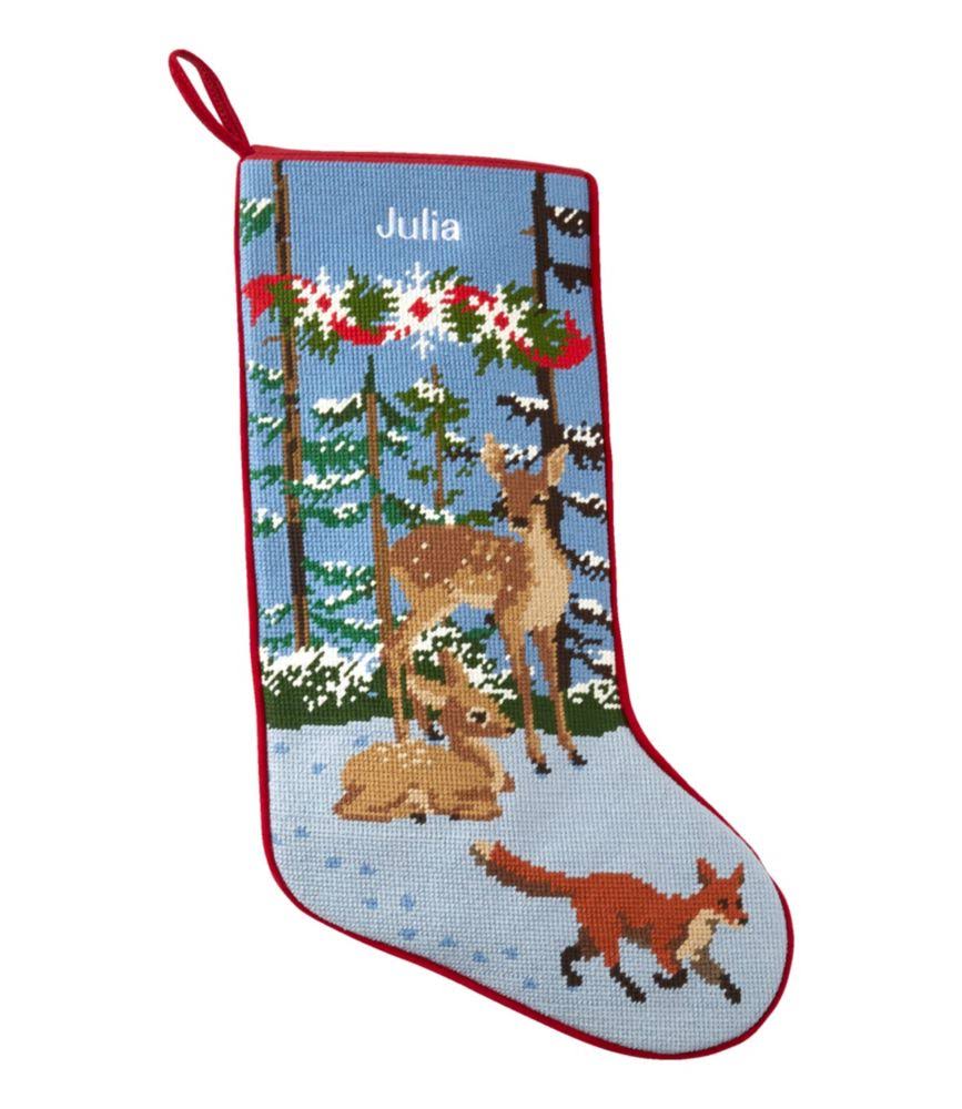 Christmas Needlepoint Stocking, Cotton Multi Color - L.L.Bean