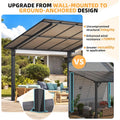 AECOJOY 20' x 10' Outdoo Gazebo for Patio, Large 10x20 Pergola Carport