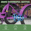 ABORON 3.0 Fat Tire Electric Trike for Senior Foldable E - Bike, 500W Motorized Tricycle Adult 20" Folding 3 Wheel Electric Commute Bike Trike W/48V Battery and Storage Baskets