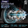 6000W(Peak) Motor 60V/35ah Battery, Freego X2pro Electric Motorcycle for Adults, Electric Bike 50MPH/7 Speed Off Road Electric Bicycle, 19x2 Full Suspension/Four - Piston Hydraulic Brake UL2849MTB