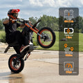 TUTTIO Soleil01 Electric Dirt Bike for Adults, 48V 21ah 200n.m, 2000W Motor, Max 37mph, Maximum Range 45 Miles, Dirt Bikes