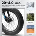 20 in Mountain Bike for 7 - 15 Years Old, 7 Speed Kids Bike with High Carbon Steel Frame, Fat Tire and Dual Disc Brake, Front Suspension Mountain Bicycle Gift for Boys Girls, Grey - Orange