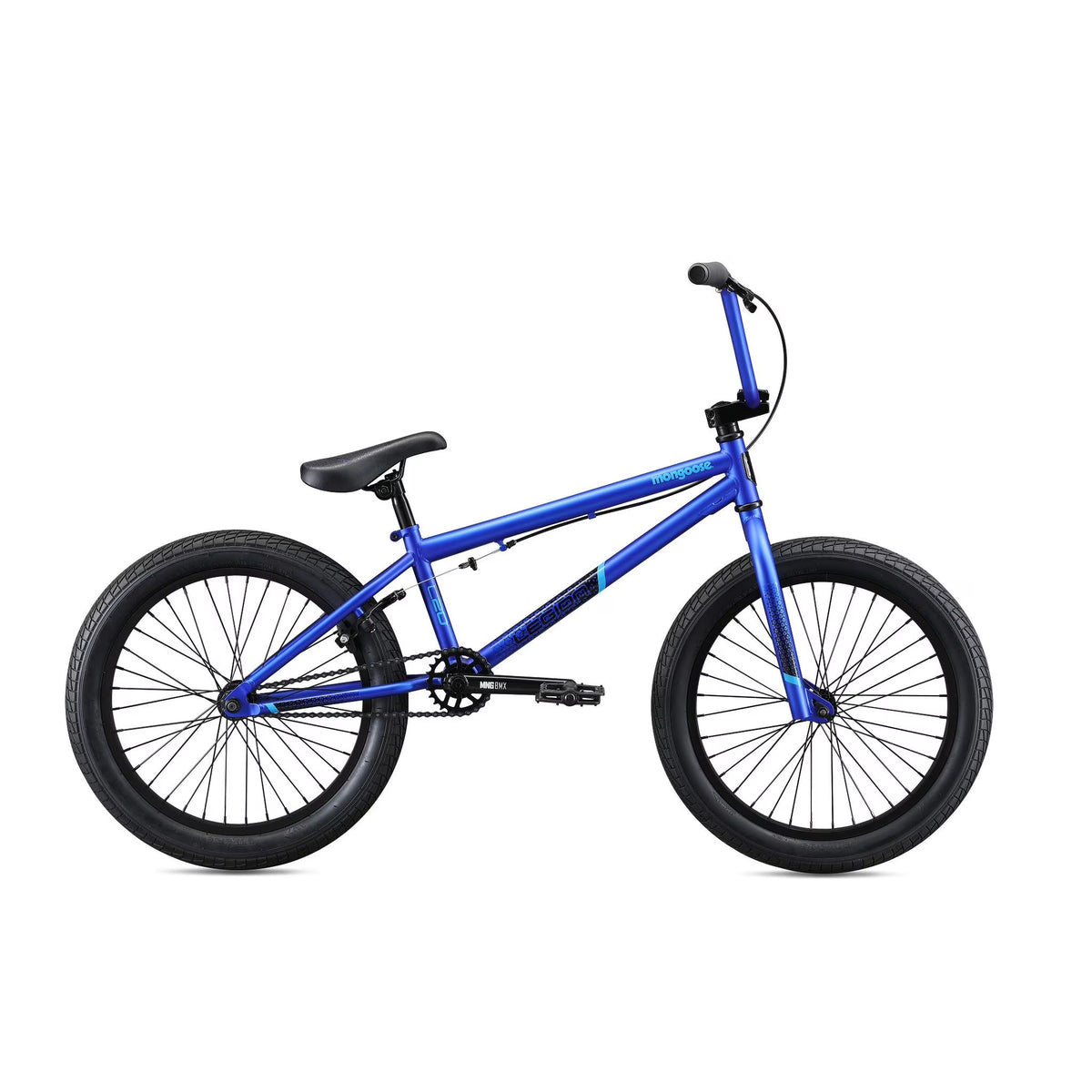 Mongoose Legion L20 Freestyle BMX Bike, 20 - in Wheel, Ages 8 and up, Blue