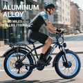 5000W (Peak) Electric - Bike for Adults, 60V 25AH Battery Electric Motorcycle, Dual - Motor - Ebike 50MPH Ebike, 26*4.0 Fat Tire Electric - Bicycle, AWD 21 - Speed Mountain Bike for All - Road UL 2849