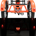 ABORON 3.0 Fat Tire Electric Trike for Senior Foldable E - Bike, 500W Motorized Tricycle Adult 20" Folding 3 Wheel Electric Commute Bike Trike W/48V Battery and Storage Baskets