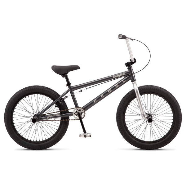 Mongoose Rebel X1 BMX Bike, 20 - In. Wheels, Kids Ages 7 - 14 Years, Gray Child Bicycle