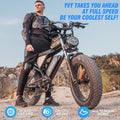 Ridstar Electric Bike for Adults Q20, 1200W 30MPH, 48V 15.6ah Electric Bicycle, 7 Speed Full Suspension Mountain Bike UL2849