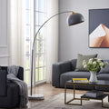 Rosén GARDEN Arc Floor Lamp, Modern Reading Light for Living Room, Bedrooms and Office, Light Direction Adjustable, Bulb Not Included