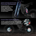 6000W(Peak) Motor 60V/35ah Battery, Freego X2pro Electric Motorcycle for Adults, Electric Bike 50MPH/7 Speed Off Road Electric Bicycle, 19x2 Full Suspension/Four - Piston Hydraulic Brake UL2849MTB