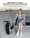 L2 - S Smart Rideable Luggage, Foldable Electric Scooter Suitcase, 6.2 Mph Max Speed, 6.2 - Mile Range, Lightweight Portable Design for Travel & Commute