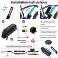 48V 20AH Ebike Battery 48V Lithium Battery 48V Battery with Charger for 750W - 1500W Adult Electric Bike Tricycle