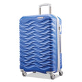 American Tourister Pirouette NXT Hardside Large Checked Luggage with Spinner Wheels - Ultramarine