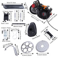 Aiqidi Full Set 100CC 4 - Stroke Bicycle Engine Kit Gas Motorized Motor Bike Modified Engine Conversion Kit Chain Drive 3HP 3600rpm