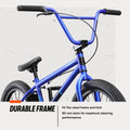 Mongoose Legion L20 Freestyle BMX Bike, 20 - in Wheel, Ages 8 and up, Blue