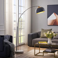 Rosén GARDEN Arc Floor Lamp, Modern Reading Light for Living Room, Bedrooms and Office, Light Direction Adjustable, Bulb Not Included