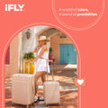 Ifly Hardside Fibertech Luggage 28" Checked Luggage, Champagne