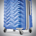 American Tourister Pirouette NXT Hardside Large Checked Luggage with Spinner Wheels - Ultramarine
