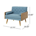 Frankie Mid-Century Modern Club Chair by Christopher Knight Home