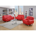 3 Piece Living Room Sofa Set with Upholstered Seating and Modern Design
