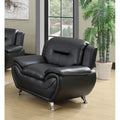 3 Piece Living Room Sofa Set with Upholstered Seating and Modern Design