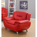 3 Piece Living Room Sofa Set with Upholstered Seating and Modern Design