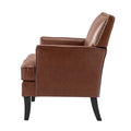 Nileus Set of 2 Modern Classic Polyester Accent Chairs with Solid Wood Legs by HULALA HOME