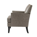 Nileus Set of 2 Modern Classic Polyester Accent Chairs with Solid Wood Legs by HULALA HOME