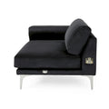 Christopher Knight Home Croydon Modern Glam Velvet Sofa for 4