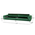 Christopher Knight Home Croydon Modern Glam Velvet Sofa for 4