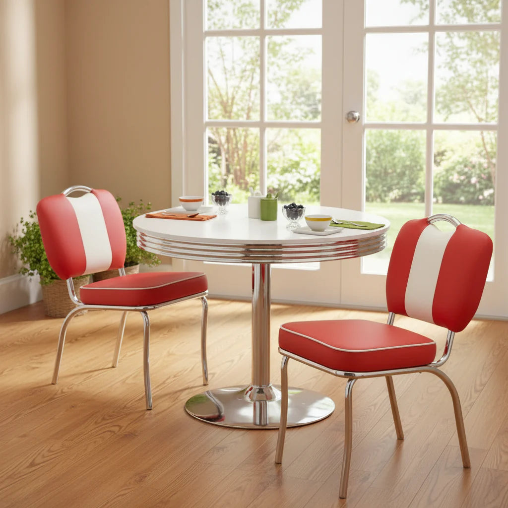 Raleigh Retro 3-Piece Dining Set by Simple Living