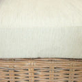 Furniture of America Lali Rustic Kubu Rattan Wicker Lounge Chair