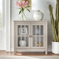 Portland 2-Door Glass Cabinet by Simple Living