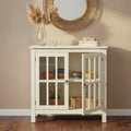 Portland 2-Door Glass Cabinet by Simple Living