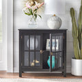 Portland 2-Door Glass Cabinet by Simple Living